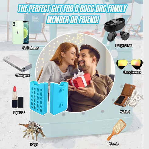 Phone Holder Silicone for Bogg Bag,Large Accessories Compatible with Bogg Bags Decorative Charm Inserts for Storage Cell Phone Case Key Lipstick S...