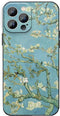 Compatible with iphone 15 Pro Phone Case,Art Van Gogh Almond Blossom Aesthetic Blue Flower Floral Thin Case,Slim Soft TPU Waterproof Shockproof Pr...
