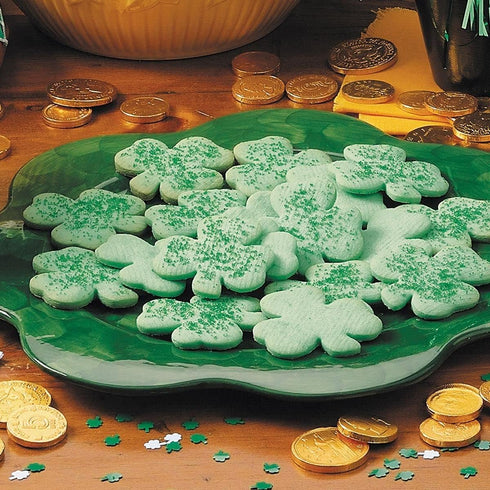 Clover Cookie Cutter Set, 4-Piece St. Patrick's Day Shamrock Cookie Cutter Set, Metal Irish Holiday Party Supplies 4'', 3.2'', 1.85'', 1.3'', Stai...