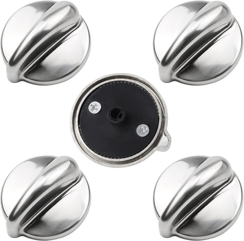 AMI PARTS Fit for G-E Profile Stove Knobs WB03K10303 Gas Stove Knobs Replacements - (Not Universal) Surface Burner Control Knob Replace WB03K10208...