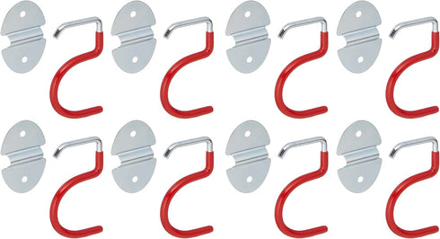 S-Type Hook, Wall Mounted, Space Saver Organizer Tool Holder (8 Holders)...