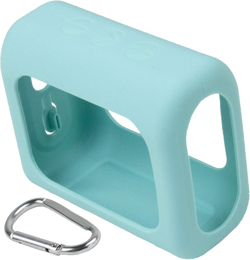 co2CREA Silicone Cover Replacement for JBL GO3 Go 3 Eco Waterproof Ultra Portable Bluetooth Speaker (Teal Case)...
