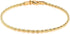 Barzel 18K Gold Plated Braided Rope Anklet for Women, 10 Inches - Made In Brazil...