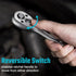 DURATECH 3/8-Inch Drive Ratchet, Quick-Release Ratchet Wrench, 72-Tooth, Reversible Switch, Full-Polished Chrome Plating, Alloy Steel...