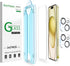 amFilm OneTouch 2+2 Pack Compatible with iPhone 15 Screen Protector 6.1" Tempered Glass with Camera Lens Protector Accessories, Premium Easiest In...