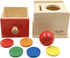 Dailyfunn Montessori Toys Coin&Ball 2-in-1 Drop Box Object Permanence Box for Infant Baby Preschooler 6-24 Months...