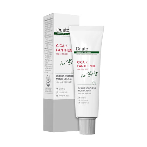 Multi Purpose Cica Cream for Dry and Irritated Skin, Fragrance-Free, Multi-Purpose, Rich Moisturizer for Face and Body, Baby Diaper Rash Balm, Pla...