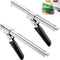 Dreyoo 2 Pack Adjustable Jar Can Opener, Multifunctional Stainless Steel Can Opener with Jar Gripper, Comfortable Grip Jar Lid Opener for Weak Han...
