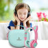 Hard Travel Case for Riwbox CT-7 CT-7S / iClever HS01 / FosPower Cat Ear LED Light Kids Wireless Headphones, Protective Carrying Storage Bag (Pink...