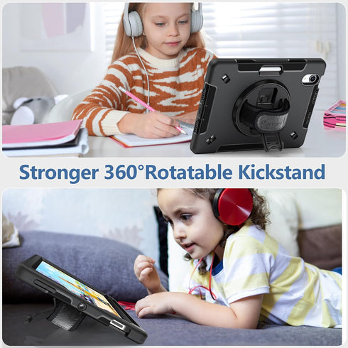 Miesherk Case for iPad Mini 6 8.3 Inch 2021, Military Grade Heavy Duty Shockproof Case for iPad Mini 6th Generation A2567 A2568 A2569 with Stand -...