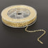 ALEXCRAFT 33 Feet 2MM 14K Gold Plated Cable Link Chain Rolls for Jewelry Making with Lobster Clasps and Jump Rings (Tarnish-Resistant)...