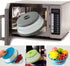 Microwave Splatter Cover Vented for Food, Splatter Guard & Colander Kitchen Gadget for Fruit Vegetables Microwave Plate Cover with Hook Hole,Dishw...