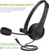 Cellet Wired Hands Free Headphones with 3.5mm Jack, compatible to Computer Cellphone Headphone PC Skype Webinar Smart Phone Call Center Use Hands ...