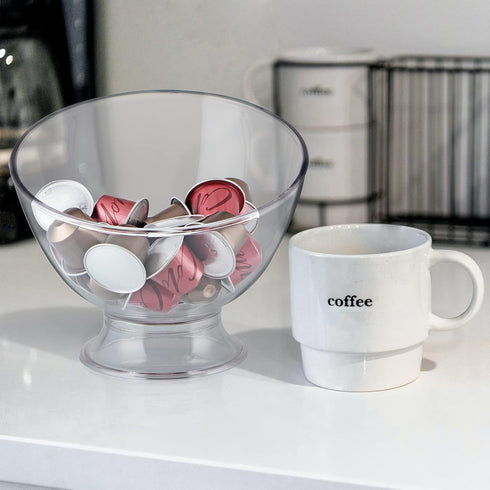Coffee Pod Holder Bowl, Coffee Capsule Container, Coffee Pod Storage Organizer for Kitchen Counter...