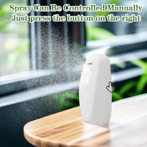 Automatic Air Freshener Dispenser 2-Pack,Histely Auto Air Freshener Spray Dispenser Wall Mounted or Free Standing Battery Powered w/Interval Spray...