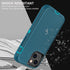 for iphone 13 Mini Case, Military Grade 3 in 1 Heavy Duty Shockproof/Drop Proof/Dust Proof Case with 2Pcs Tempered Glass Screen Protector (Blue/Tu...