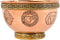 Seven Chakras Copper Offering Bowl 3", Great for Altar use, Ritual use, Incense Burner, smudging Bowl, Decoration Bowl, offering Bowl - New Age Im...