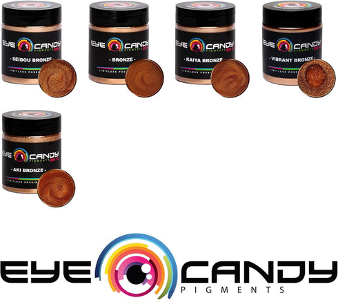 Eye Candy Premium Mica Powder Pigment "Bronze" (50g) Multipurpose DIY Arts and Crafts Additive | Woodworking, Epoxy, Resin, Natural Bath Bombs, Pa...