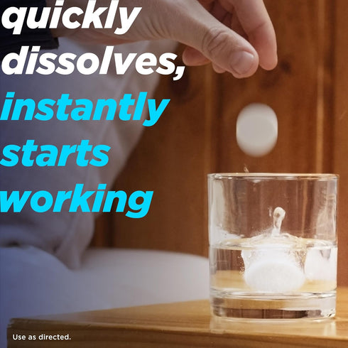 Alka-Seltzer Effervescent Tablets Original Flavor, Fast Multi-Symptom Relief from Headache and Body Ache, Dissolvable Effervescent Fizzy Tablets, ...