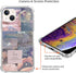 Celestial Collage Case Star Zodiac Cover for iPhone 13, Blue Aesthetic Celestial Collage Case for Girls Boys Women Men, Unique Trendy TPU Bumper C...