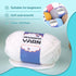 200g Yarn for Crocheting, Crochet Yarn, Easy Yarn for Beginners with Easy-to-See Stitches, Stitch Marker, Big Eye Blunt Needle, Beginner Yarn for ...