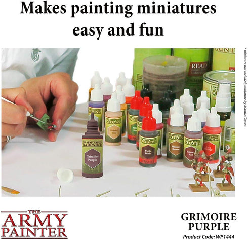 The Army Painter Grimoire Purple Warpaint - Acrylic Non-Toxic Heavily Pigmented Water Based Paint for Tabletop Roleplaying, Boardgames, and Wargam...