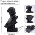 LCCCK 6" H Black Greek Mythology Bust Statue, Resin Aphrodite Statue and Sculpture for Coquette Room Decor, Dark Academia Room Decor, Bookshelves,...