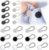 20 PCS Collar Extenders, Flexible Button Extenders, Versatile Waistband Extenders for Women and Men Shirt Pants Dress Trouser Favors...