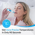 Easy@Home Digital Basal Thermometer with Blue Backlight LCD Display, 1/100th Degree High Precision and Memory Recall, NOT Bluetooth Enabled – Supp...