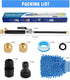 2024 Upgraded High Pressure Jet Nozzle for Garden Hose Hydro Jet Pressure Washer Wand Extension Pressure Washer Gun with 2 Hose Nozzles and Hose Q...
