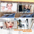 Car Sun Visor Vanity Mirror, Makeup Mirror with 3 Light Modes & 60 LEDs Rechargeable Led Light Car Mirror with Dimmable Touch Screen, Rear View Su...