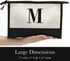 Monogrammed for Women Initial bridesmaid gifts, Personalized monogram Monogram Cosmetic Bag,Travel Makeup Bag Suitable for Wedding weekend Beach G...