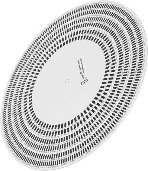 Turntable Strobe Disc, LP Stroboscope Disc Mat Rotational Speed Detection LP Turntables Calibration Disc for Record Player...