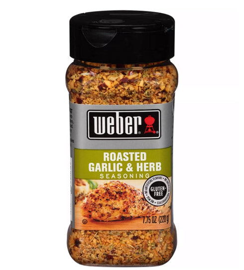 Weber Roasted Garlic & Herb Seasoning - 7.75 Ounce (2 Pack)...