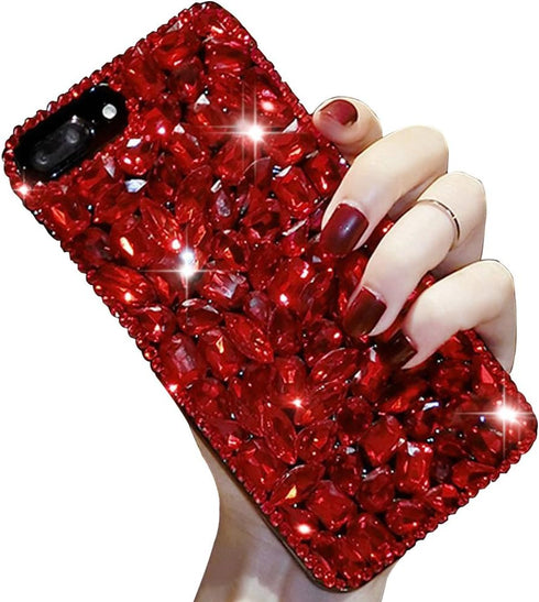 Bling Diamond Case for Samsung Galaxy S10e, Homemade Luxury Sparkle Crystal Rhinestone Shiny Glitter Full Clear Stones Back Phone Cover with Scree...