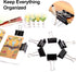 Extra Large Binder Clips 2.4 Inch Length for Office (8 Pcs)...