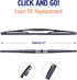 14 inch (14-B) Rear Wiper Blades Replacement for Honda CR-V 2011-2007 Fit 2020-2007 Pilot 2020-2016 Subaru Forester 2018-2006 Outback 19-05 +More ...