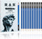 H & B 12 PCS Pencil Drawing Kit, H-4H, F, HB, B-6B Graphite and Charcoal Sketch Pencil Set for Beginners, Professional Artists...