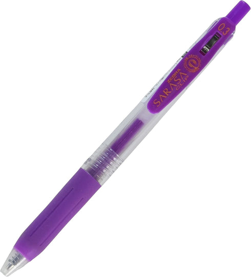 Zebra Sarasa Clip Pen 0.3 mm, Purple (JJH15-PU)...