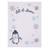 NOJO Penguin White, Aqua, and Gray Let it Snow Christmas Photo Op Super Soft Baby Blanket...