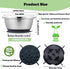 2-in-1 Slow Feeder Dog Bowl with Anti-Slip Silicone Base, 50.7oz, Stainless Steel, for Small to Medium Dogs...