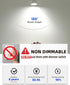 GU10 LED Bulb, Non-dimmable 4W (50W Equivalent) 100 Degree Flood Beam 5000K Daylight White, Halogen Replacement for Kitchen, Range Hood, Living Ro...