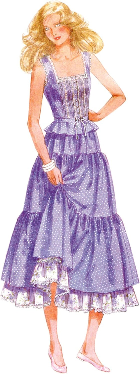 McCall's Misses' Top and Skirts Sewing Pattern Kit by Laura Ashley, Design Code M8306, Sizes 6-8-10-12-14...