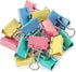 ZZTX Large Binder Clips Paper Clamps Clips Assorted Color, 1.6 Inches, 24 Pieces...