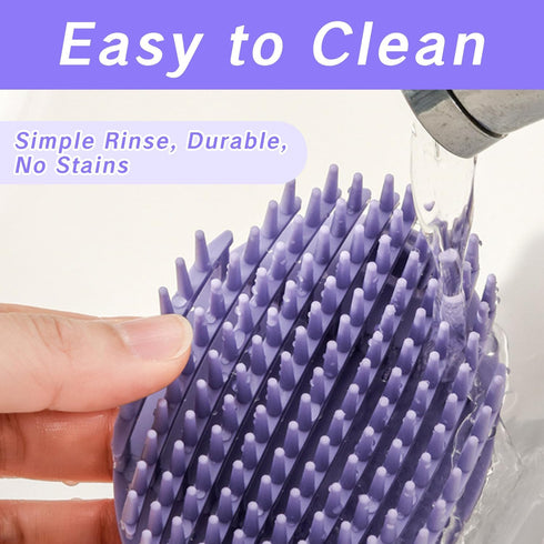 Silicone Bath Brush Scrubber Silicone Body Brush for Showering Scrubber Set Soft Exfoliating Bath Shower Brushes Reusable Loofah Scrubbers Scalp M...