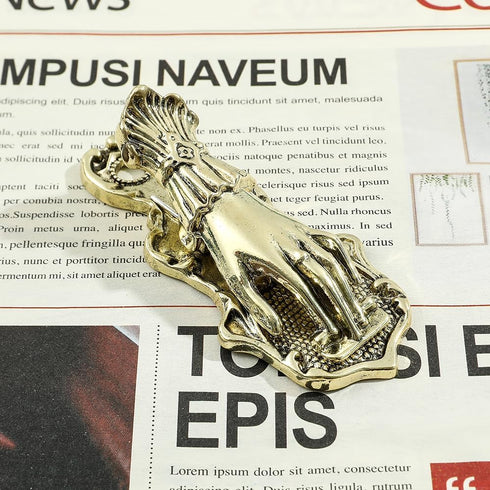 Vintage Lady's Hand Shaped Book Clip Gold Metal Paper Clip Document Storage Metal Clip Journal File Clip for Office School Home DIY Use (Antique B...