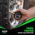 Rhino USA Heavy Duty Tire Pressure Gauge (0-60 PSI) - Certified ANSI B40.1 Accurate, Large 2" Easy Read Glow Dial, 360 Swivel Head, Solid Brass Ha...