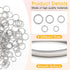 jump rings for jewelry making, 4600Pcs Silver Jump Rings with Jump Rings Open/Close Tools for Jewelry Making and Necklace Repair (Assorted Sizes)...