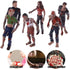 6 Pcs Zombie Dolls Action Figures Toys Walking Dead Toys Terror Corpse Articulated Joints Miniature Model for Halloween Party Decorations As Gifts...