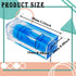 10x10x29mm Blue Mini Acrylic Square Bubble Spirit Levels Measuring Tools,High Precision Mini Level Bubble(10pcs)...